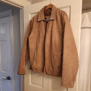Wilson's Leather Tan Suede Jacket - Size L